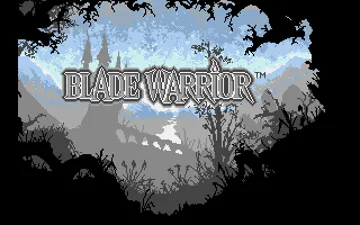 Blade Warrior screen shot title